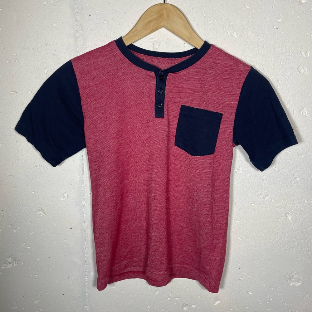 3/$10 Faded Glory Henley T-Shirt
